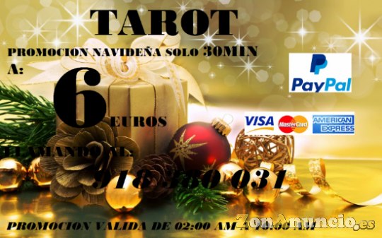 ¡Tarot, prevén un futuro incierto consultadme!